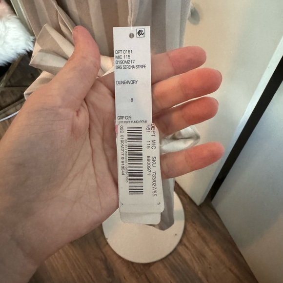 Antonio Melani Serena Striped Dress - Dune/Ivory - Picture 4 of 4